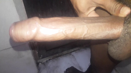 Cumshot in front of maid when no one is home