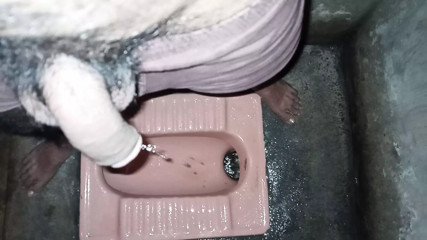 Hot sexy boy pissed in toilet thumbnail