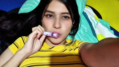 Porn actress gomez Gomez touches her pussy and her big ass
