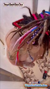 Sexy Saggy Tits Brazilian BBW MILF's Hot Soapy Shower