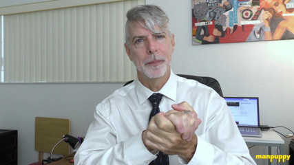 ManPuppy Horny Daddy Richard Lennox Gulped Down My Teachers Cum