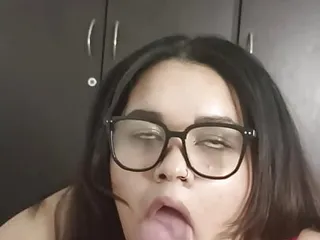 Delicious Blowjob From a Horny Colombian
