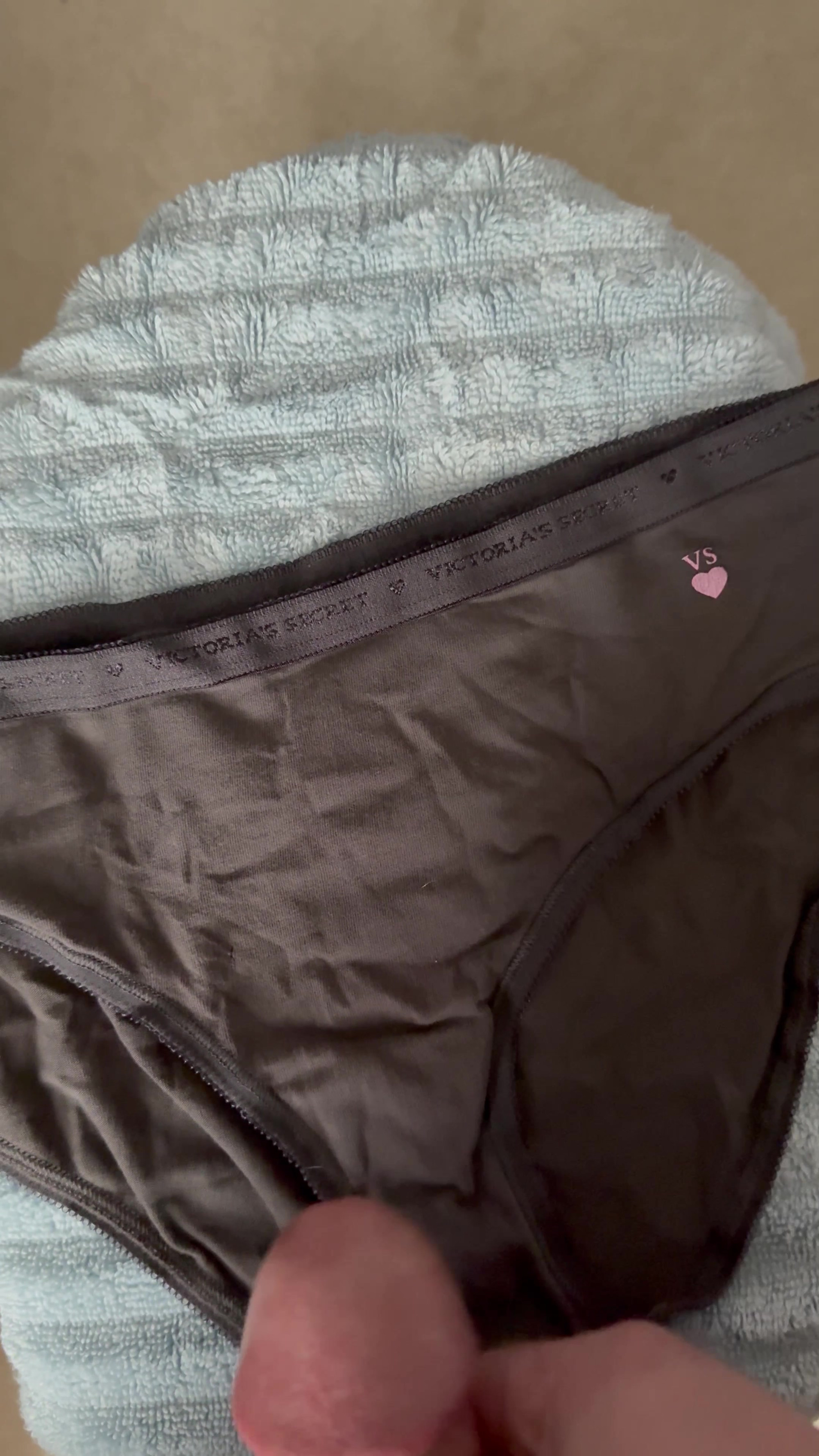 Cum on wife's panties 20