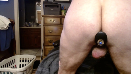 My Ass Working a Thrusting Butt Plug