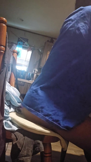Jerking off in the Kitchen
