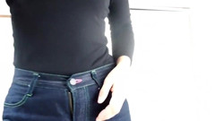 Black Pants Masturbation Full