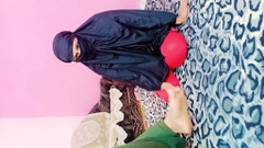 Dhongi Tant-rik Ba-BaJi Ne Apni Bhakt Ko Pooja K Baad Khade-Khde Pela