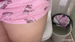Morning pee in toilet 2