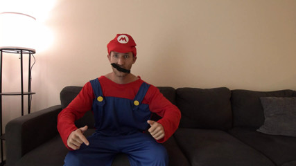 Mario Showing Huge Cock POV