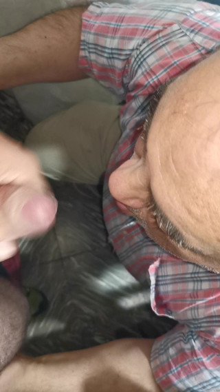 My gay Oldman suck me again 2 part