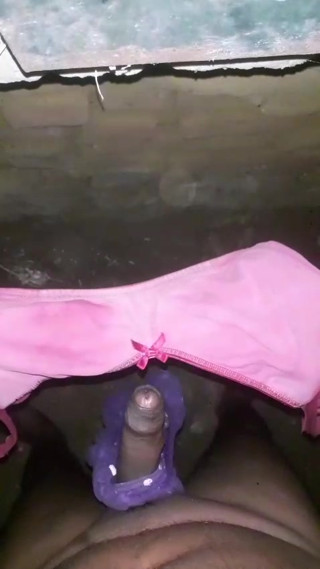 Indian boy masturbution with bhabhi panty and bra