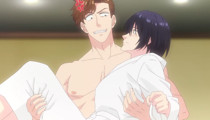 Nervous boys confess love & let sweaty bodies merge in bedsheet hotel passion