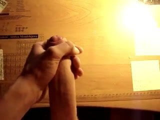 Cumming on my desk