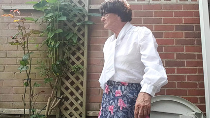 Dressed in the garden
