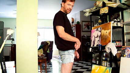 Hairyartist in slow seduction for P