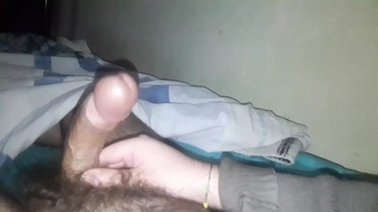 masturbating very richly my huge hairy cock
