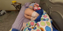 Stepfather Fucks His Stepdaughter While She Is Laying in Her Bed