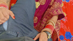 Indian Desi village step-sister was trying to hard blowjob fucking with step-brother in clear Hindi audio