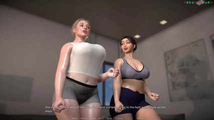 Friendly Housewife by White Foam - Busty, Horny Neighbours Dancing Together 7