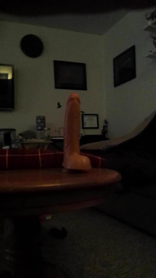 Wife Riding Her Dildo