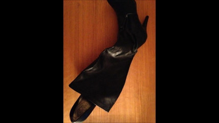 Waitress' Leather Boots and Pumps Fuck and Cum