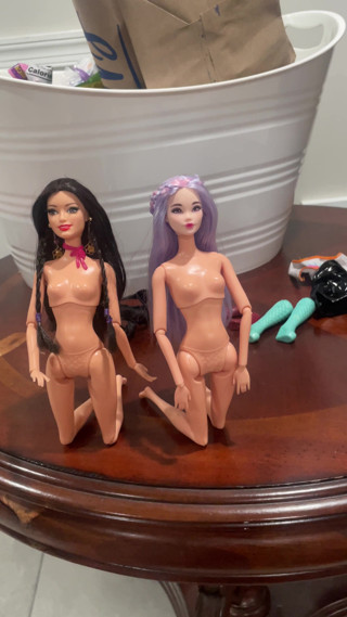 Raquelle and Asian Barbie baddie cummed on opps