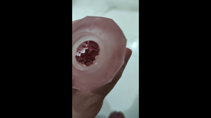 Masturbating with Tenga