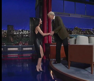 Olivia Munn Crossing Legs