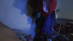 The little slut was already so hot that she couldn't stand it and she stuck a dildo