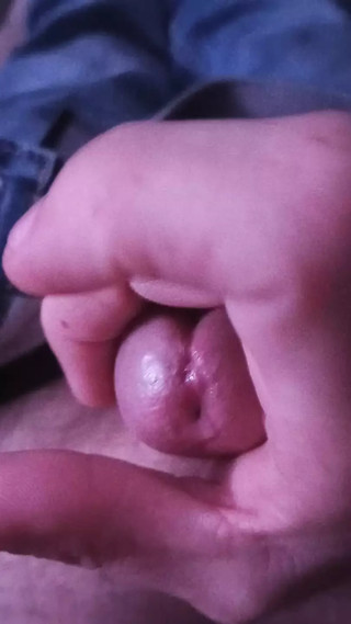 Stroking my cock and cumming for all the little sluts