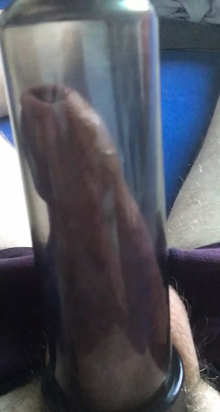 Hairy Cock Foreskin Play With Vacuum Cockpump ll
