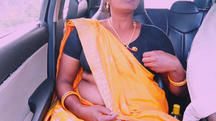 Villege maid car sex Telugu dirty talks.