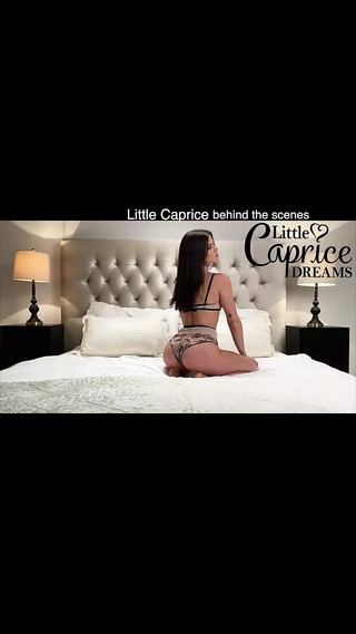 Little Caprice Behind the scenes
