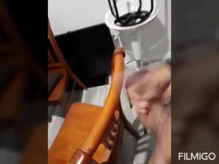 Me my horny cock and my chair hard as a rock