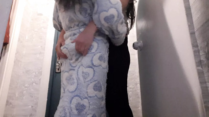 While my stepmom was in the other room my girl licked my pussy