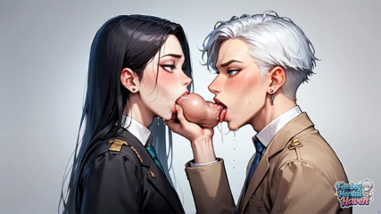 This Incredible Porno Features a Snowy Muscle Femboy Getting a Creampie From a Transvestite! thumbnail