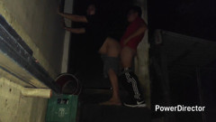 CHEATING WIFE WENT OUT FOR PARTY AND SNEAK FUCK OUTSIDE  THE EVENT PLACE BACKYARD