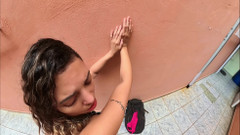 Student caught smoking had her clothes ripped and was fucked. Part 2