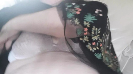 Dress up panties and tights down