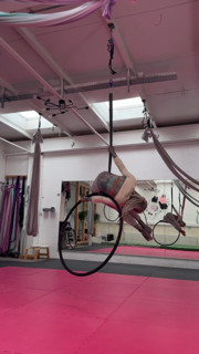 Do you like my dance on the aerial hoop for you ?