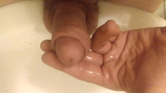 Peeing on My Hand, in a Sink