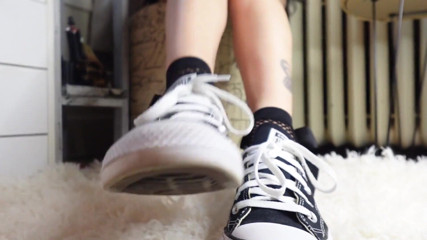 Converse &amp; Fishnets