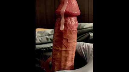 Edging and Draining with my cum as lube