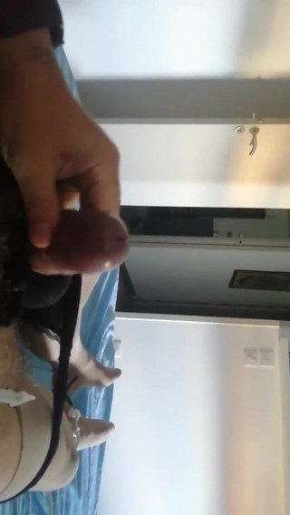 Bound self masturbation