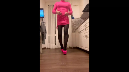Show with the pink dress and more
