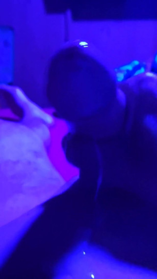 Blue light shot