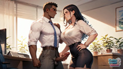 A Luxurious Transvestite Fills the Office with Her Butt Goodness in an Outstanding Femboy Porn Debut!