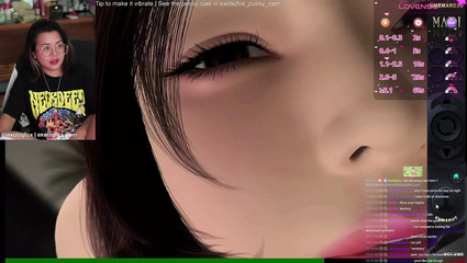 Live Hentai Game Goon Stream Playing Umemaro 3D Mari's Sexual Tendencies Masturbating to Hentai