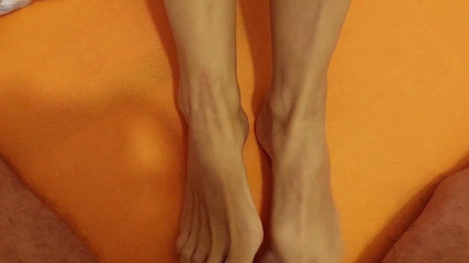 Amateur Blonde Mature Wife Enjoys Foot Fetish