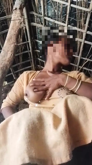 Desi college girl's big nipples and pussy fingered
